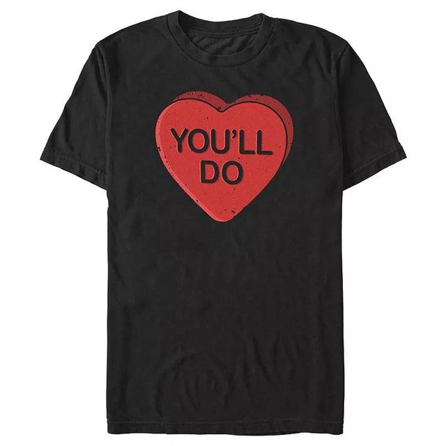 Big & Tall Youll Do Candy Heart Graphic Tee, Mens Product Image