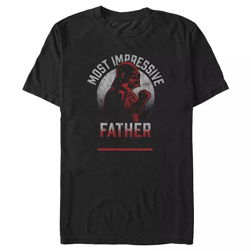 Big & Tall Star Wars Darth Vader Most Impressive Father Graphic Tee, Mens Product Image