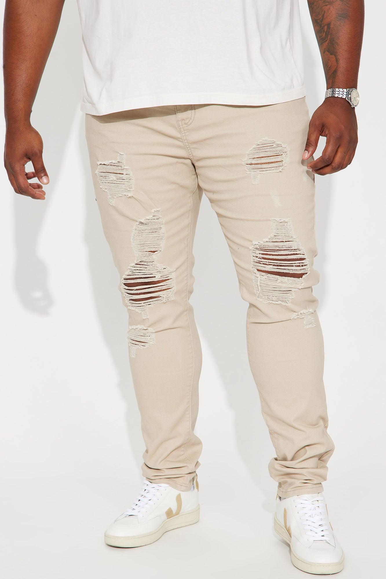 Coming Home Stacked Skinny Pants - Tan Product Image