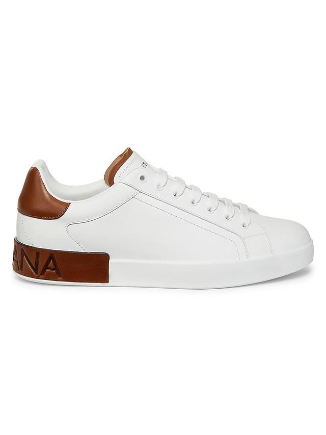 Mens Portofino Leather Sneakers Product Image