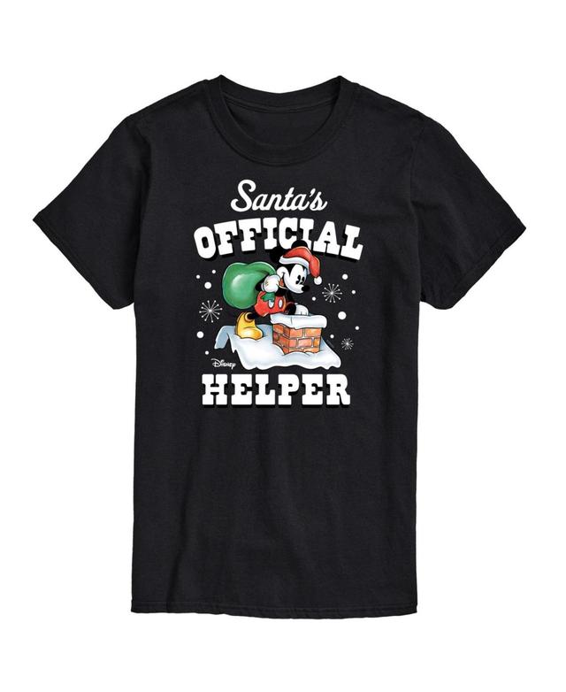 Disneys Mickey Mouse & Friends Mens Christmas Grid Graphic Tee Product Image