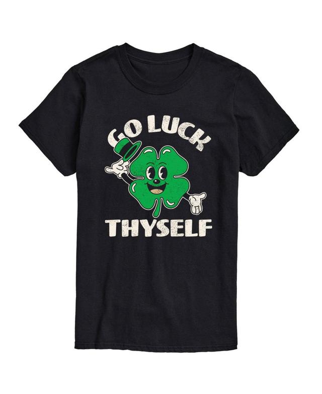 Airwaves Mens Go Luck Thyself Graphic T-shirt Product Image