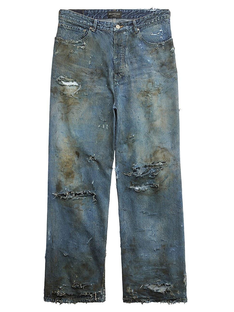 Super Destroyed Baggy Pants Product Image