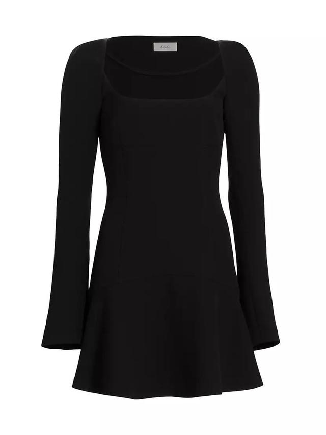 Heidi Combo Fit & Flare Minidress Product Image