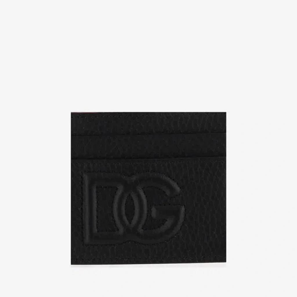 Dg Logo Card Holder In Black Product Image