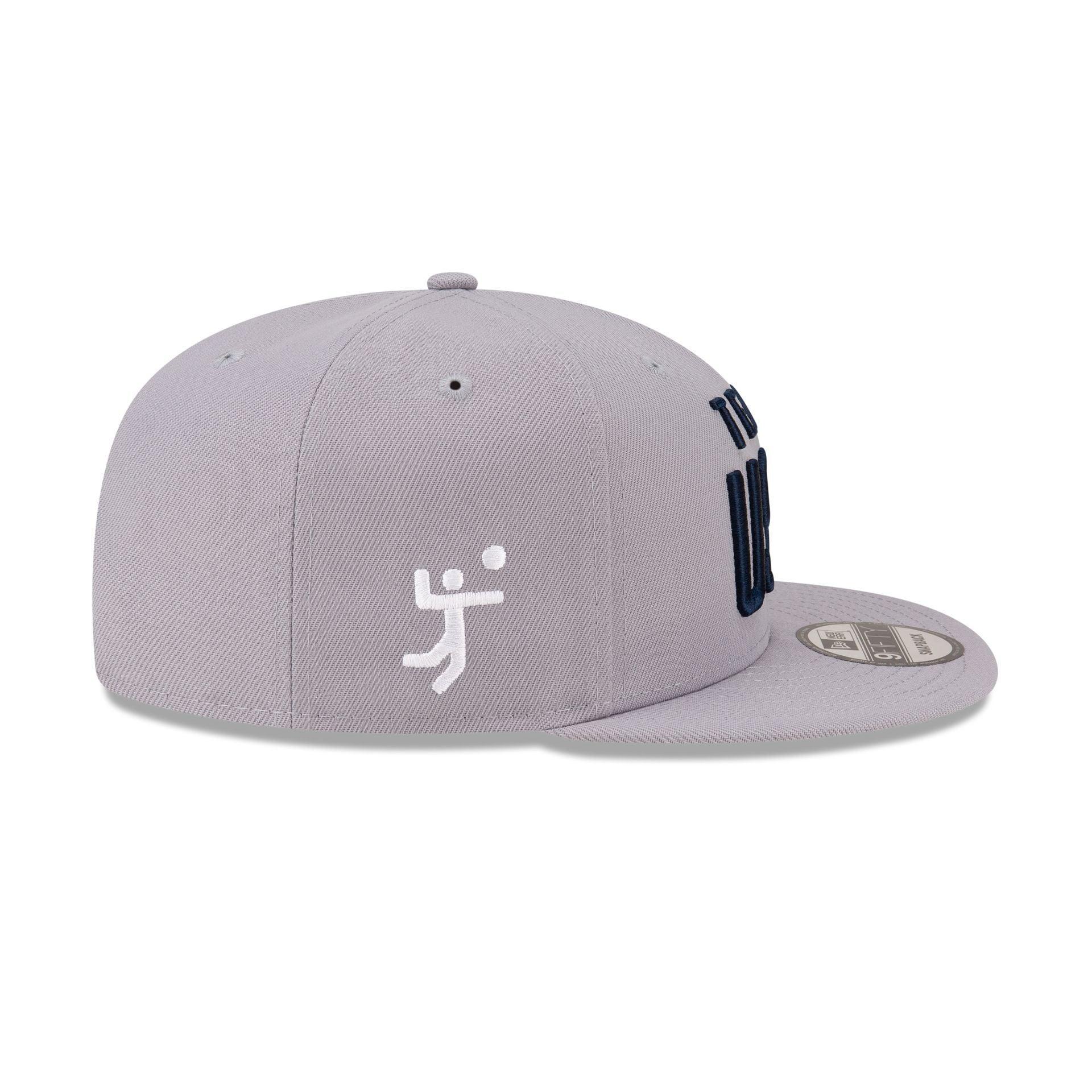 Team USA Volleyball Gray 9FIFTY Snapback Hat Male Product Image