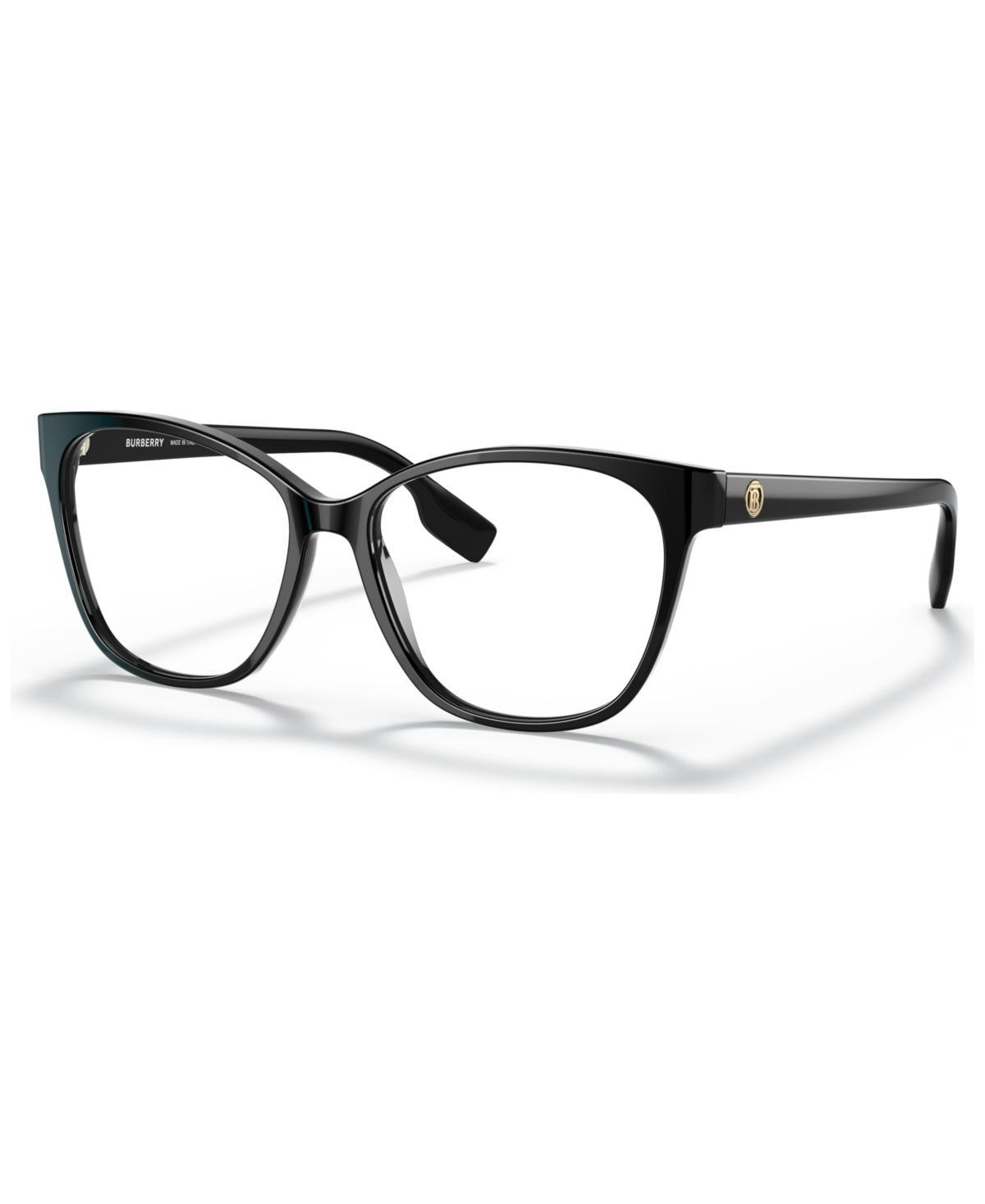 Burberry Womens Square Eyeglasses, BE234554-o - Black Product Image