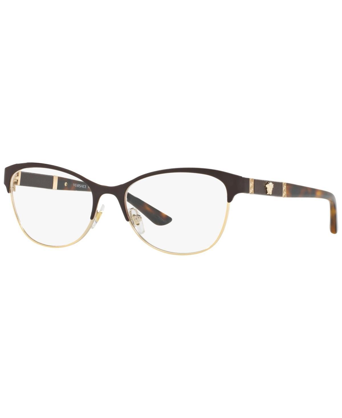 Versace VE1233Q Womens Irregular Eyeglasses - Black Gold Product Image