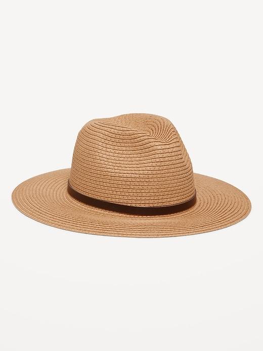 Wide-Brim Panama Sun Hat Product Image