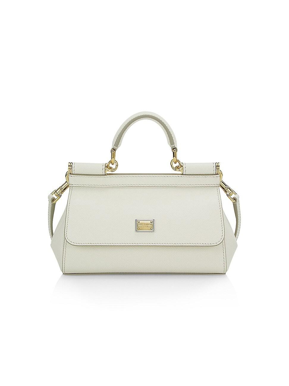 Dolce & Gabbana Small Sicily Bag in Dauphine Calfskin Product Image