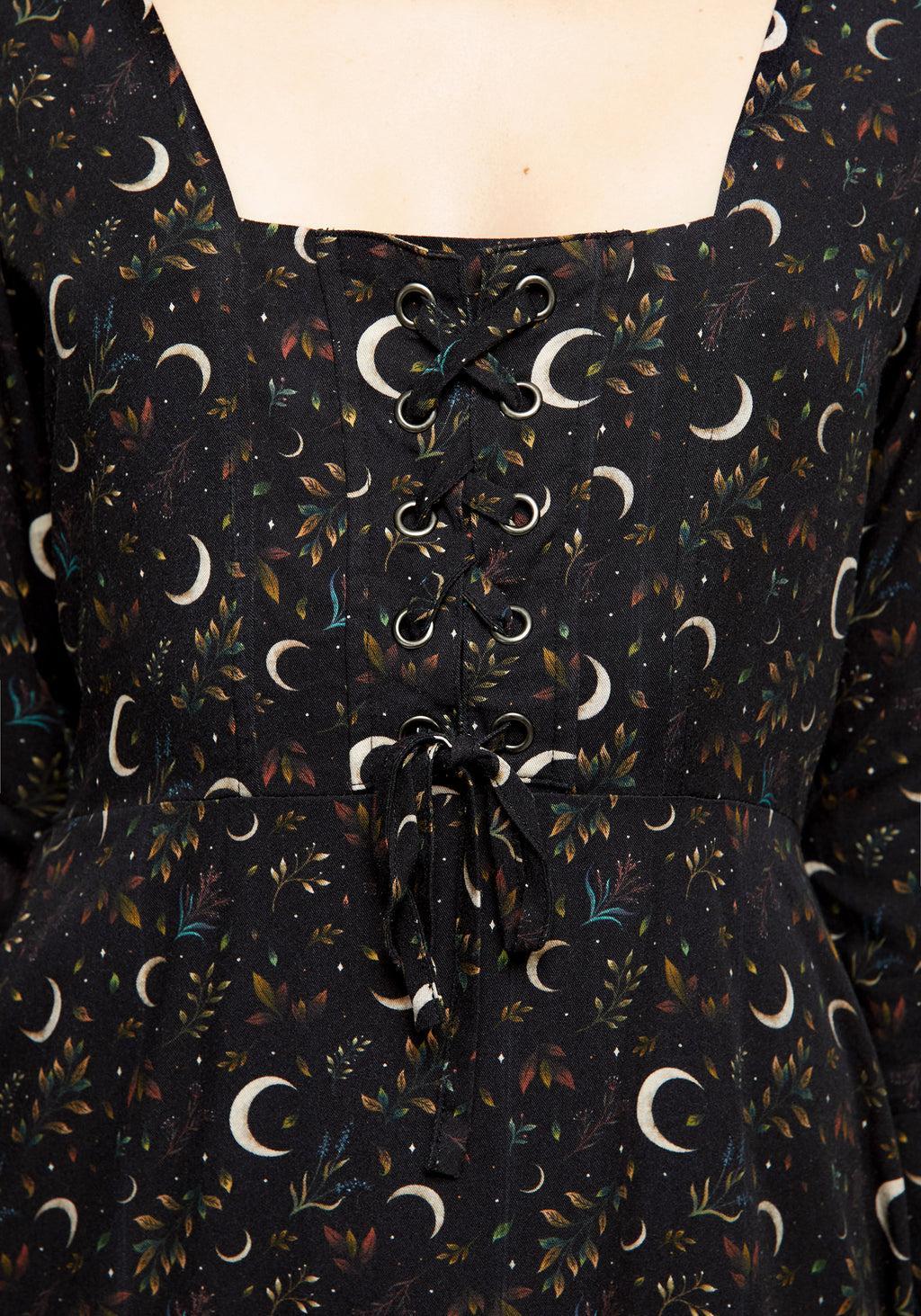 Sickle Moon Corset Midi Dress Product Image