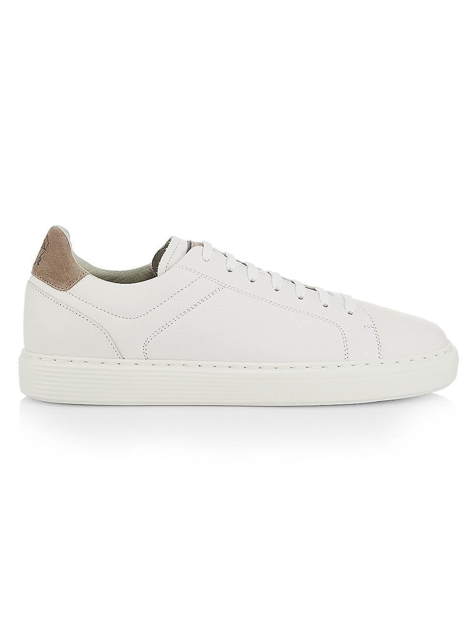 Brunello Cucinelli Grained Leather Sneaker Product Image