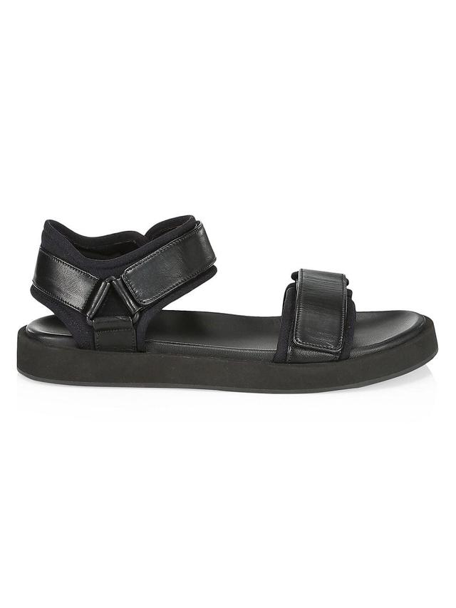 Womens Hook and Loop Leather Sport Sandals Product Image