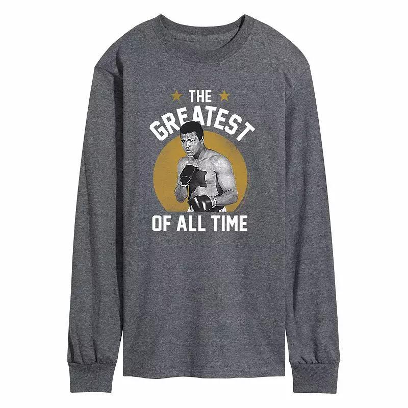 Mens Ali Of All Time Tee Dark Grey Product Image