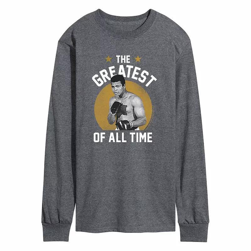 Mens Ali Of All Time Tee Dark Grey Product Image