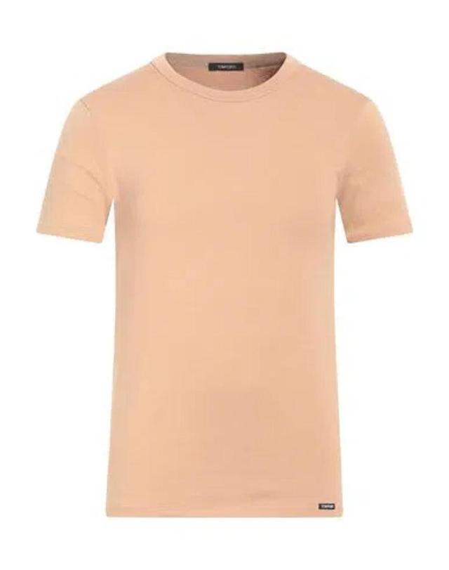 TOM FORD Man Undershirt Beige Size L Cotton, Elastane Product Image