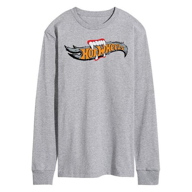 Mens Hot Wheels Fang Logo Long Sleeve Graphic Tee Product Image