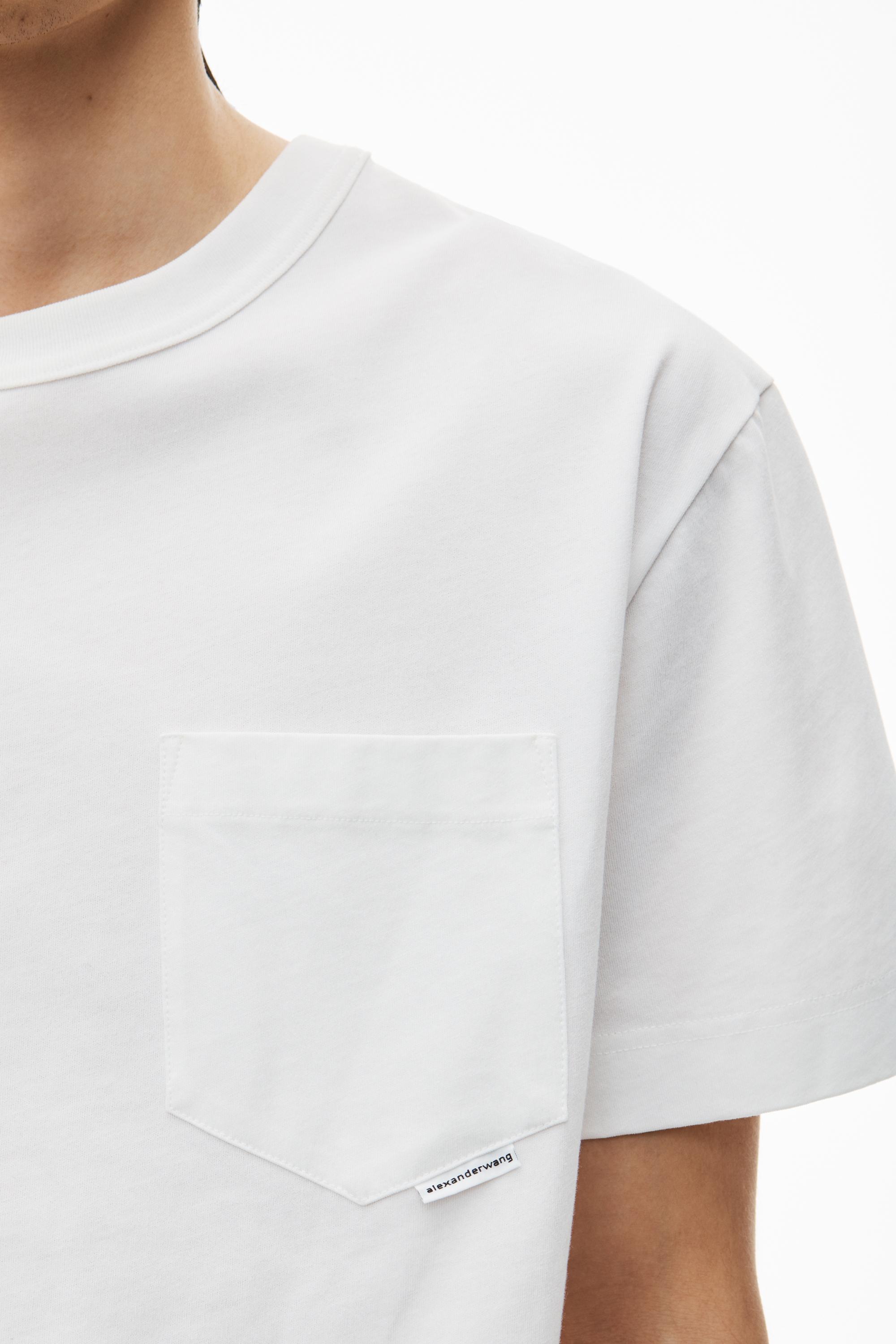 Pocket Tee In High Twist Jersey   Product Image