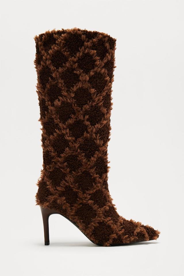 Cheyenne Knee High Boots - Brown Product Image