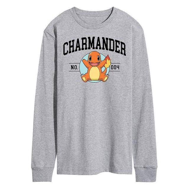 Mens Pokemon Charmander Long Sleeve Graphic Tee Product Image