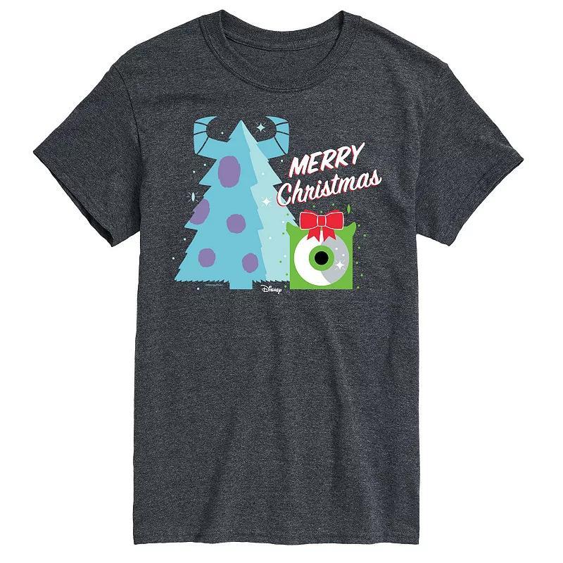 Disney / Pixars Monsters Inc Big & Tall Merry Christmas Graphic Tee, Mens Product Image