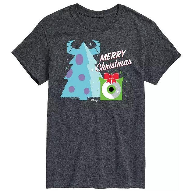 Disney / Pixar Monsters Inc Big & Tall Merry Christmas Graphic Tee, Mens Product Image