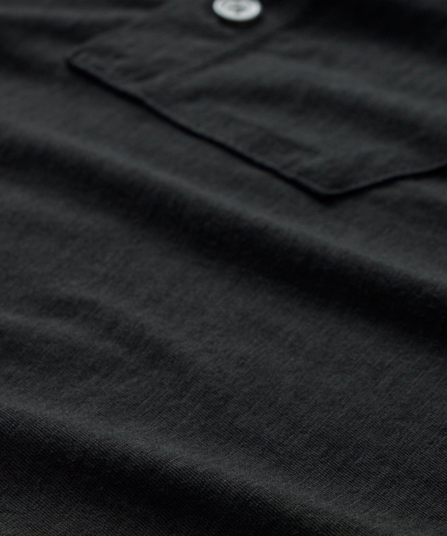 Made in L.A. Homespun Slub Pocket T-Shirt in Black Product Image