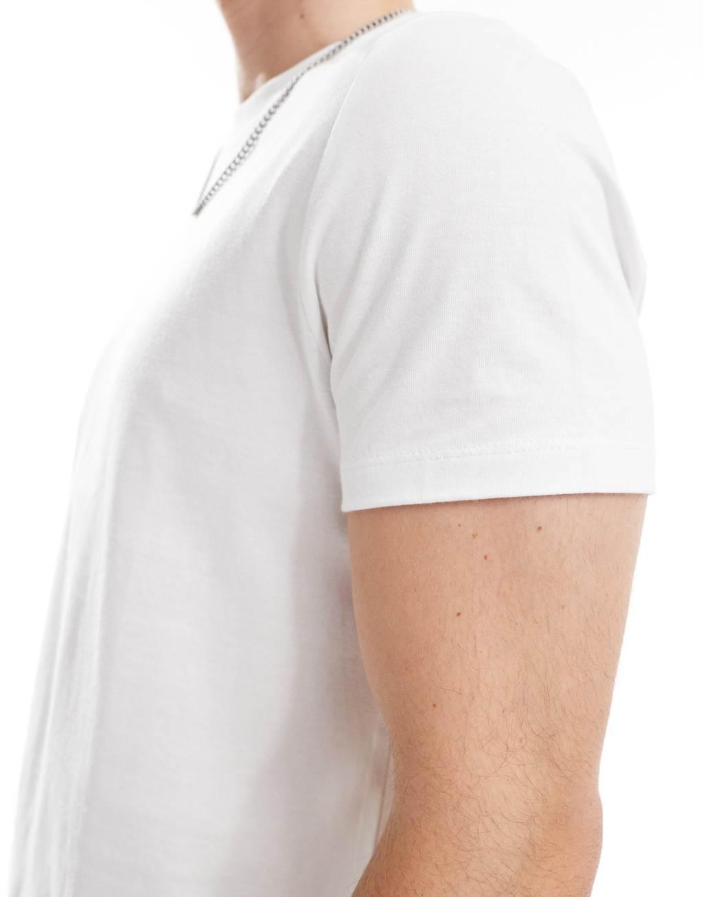 ASOS DESIGN 3 pack crew neck t-shirts in multiple colors Product Image