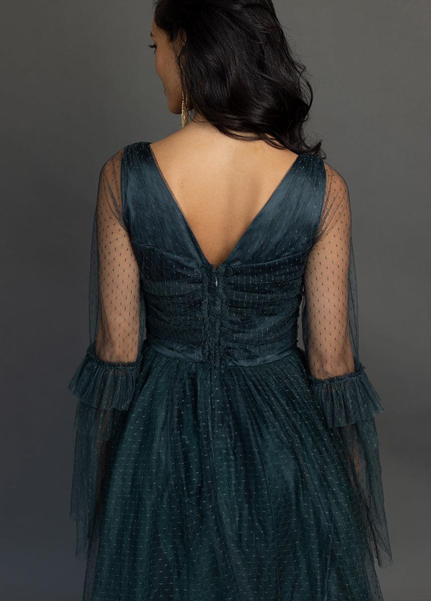 Haisley Impact Dress in Deep Spruce Product Image