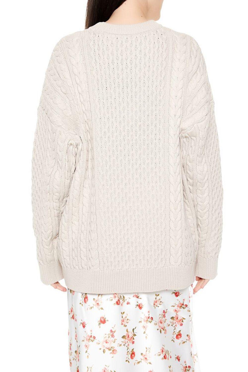 Oversized Cable Knit Sweater | Forever 21 Product Image