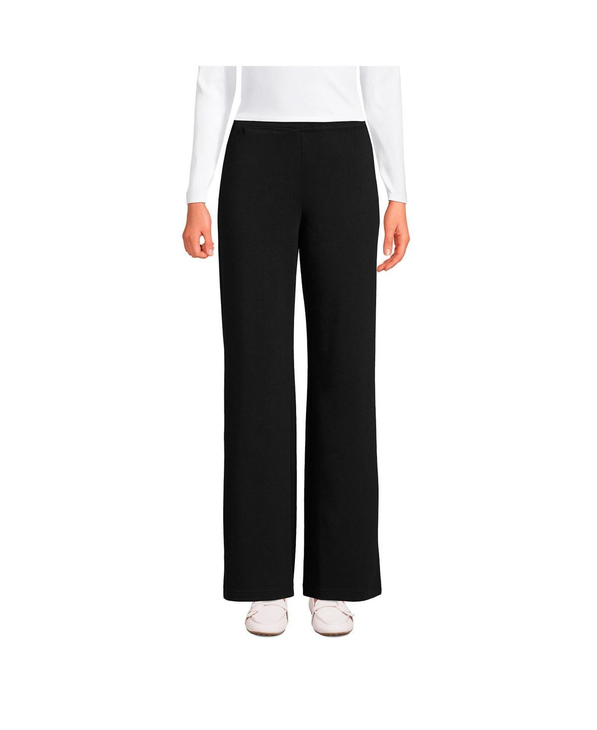 Lands End Womens Starfish Mid Rise Wide Leg Pull On Pants Product Image