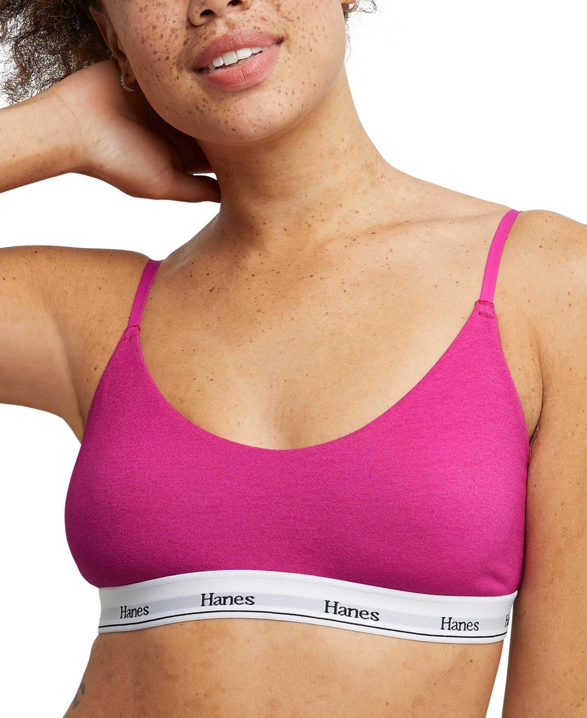 Hanes Womens Originals ComfortFlex Cropped Bralette MSO103 Product Image