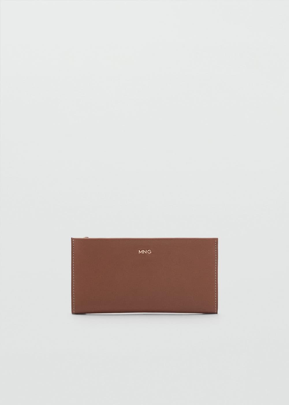 MANGO - Embossed wallet with logo - One size - Women Product Image