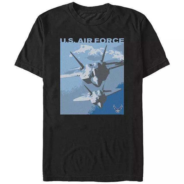 Mens U.S. Air Force Airplanes Graphic Tee Product Image