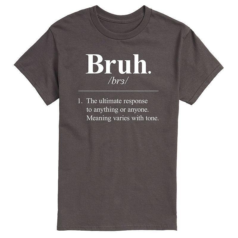 Big & Tall Bruh Definition Graphic Tee, Mens Blue Product Image