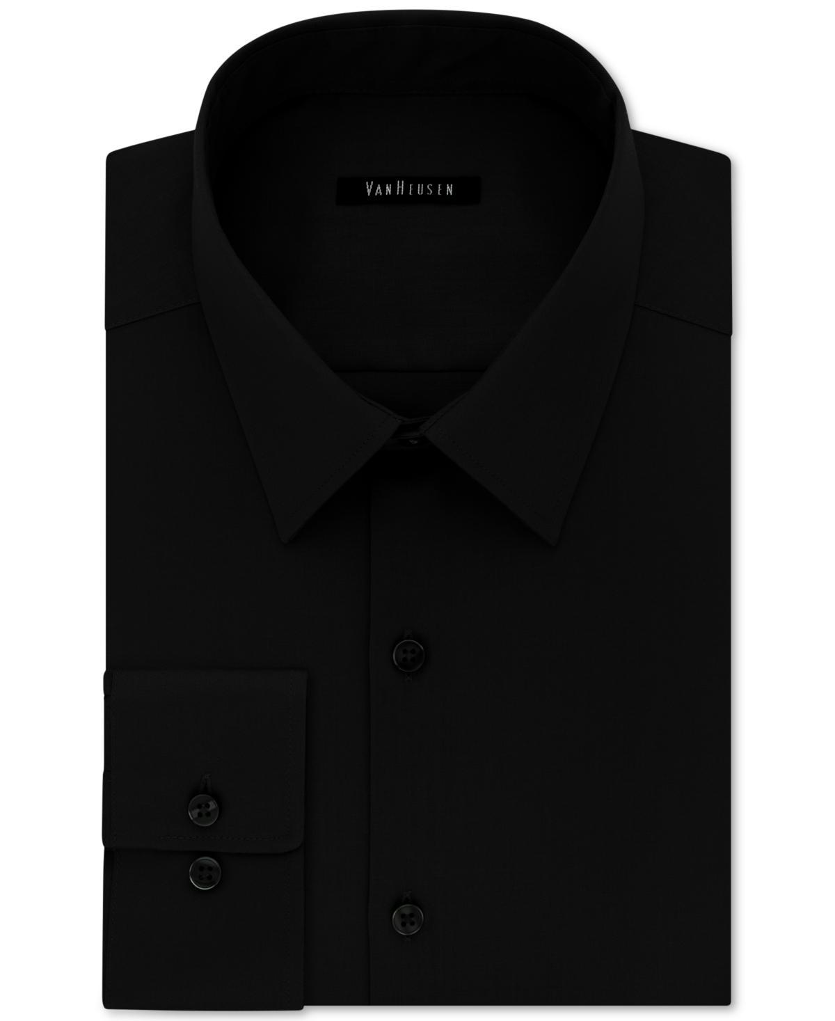 Kenneth Cole Slim-Fit Techni-Cole Solid Dress Shirt Size 14.5x32-33 Product Image