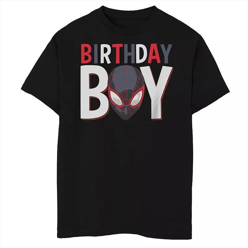 Boys 8-20 Marvel Spider-Man Miles Morales Birthday Boy Husky Tee, Boys Product Image