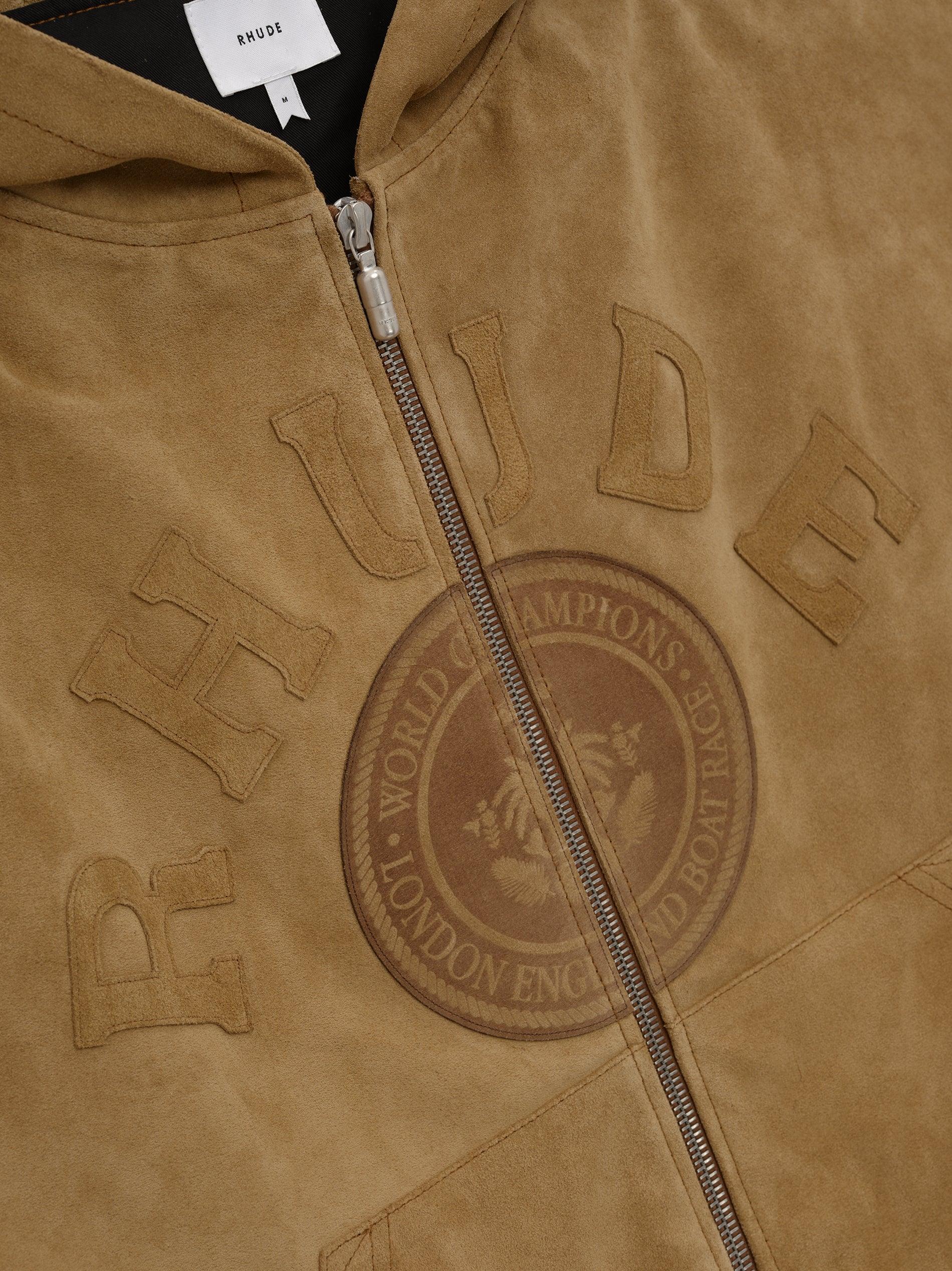 SUEDE RHUDE CREST HOODIE Male Product Image