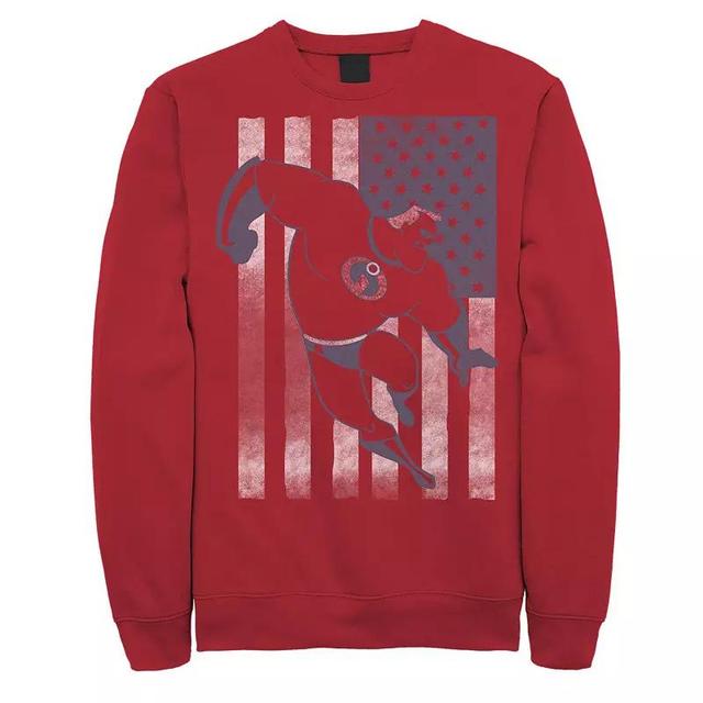 Mens Disney / Pixar The Incredibles American Flag Sweatshirt Product Image