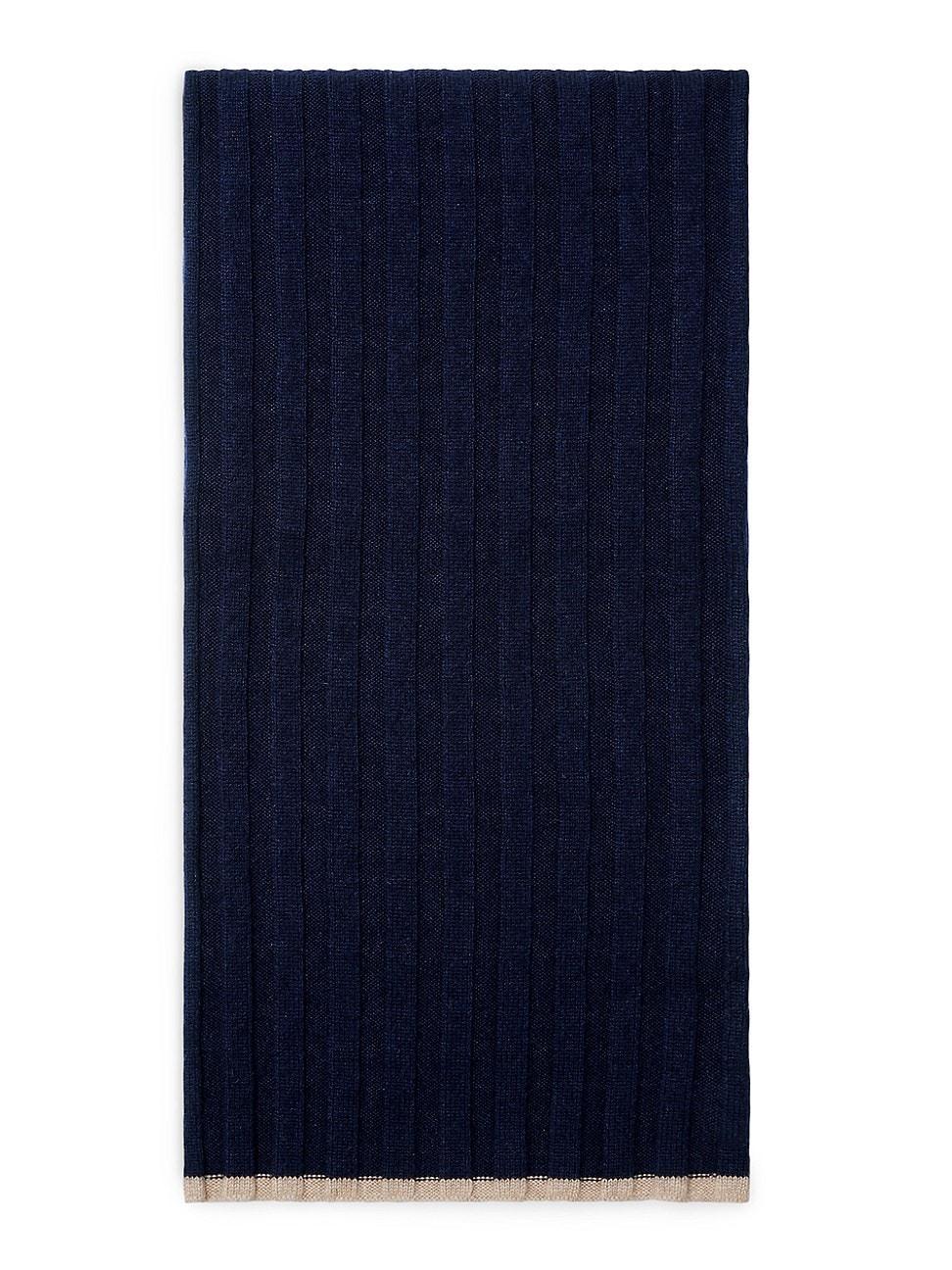 Cashmere Rib Knit Scarf Product Image