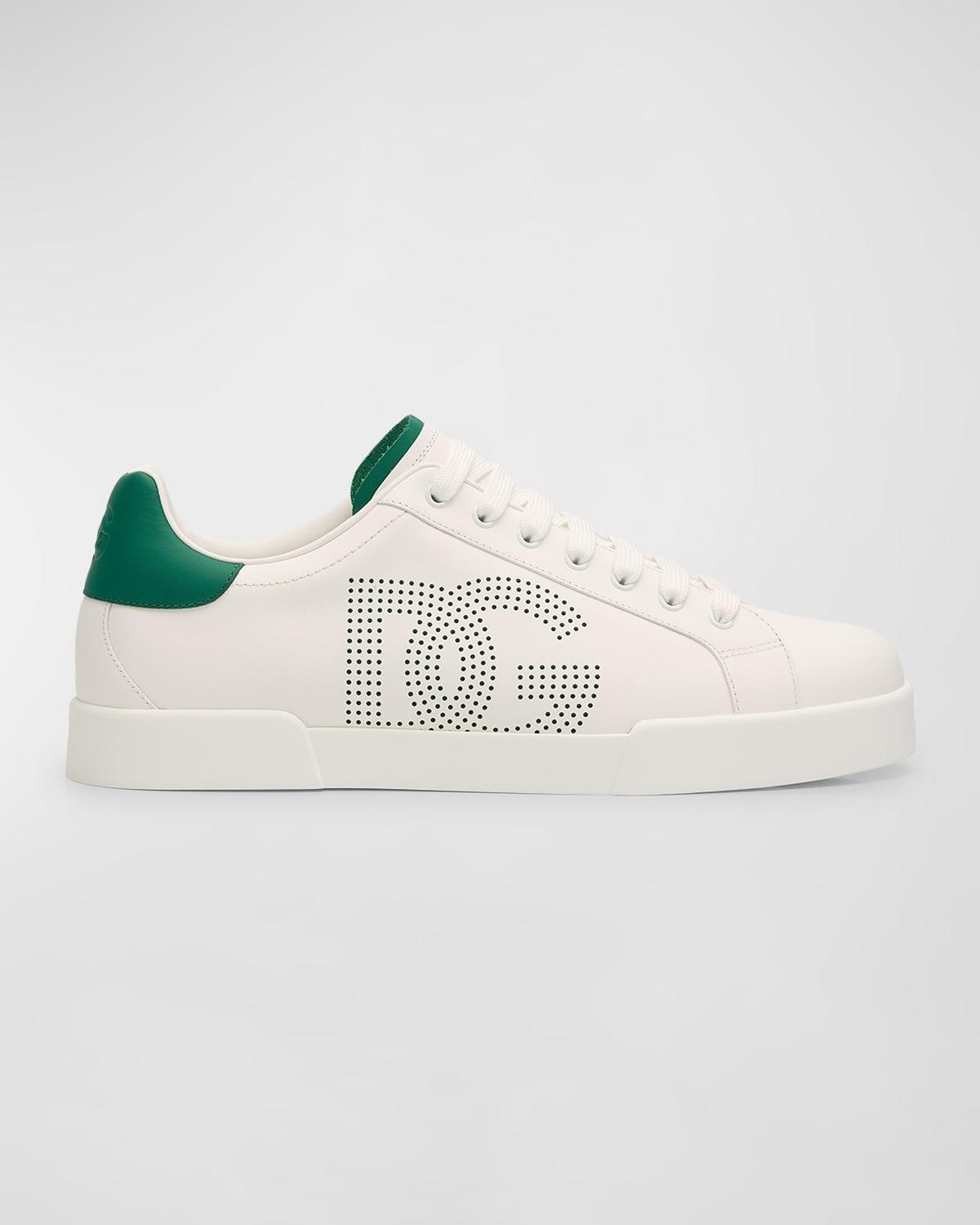 Men's Bicolor Leather DG Sneakers Product Image