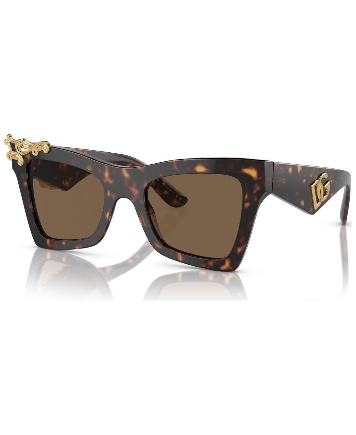 Dolce  Gabbana Womens Dg4434 51mm Cat Eye Sunglasses Product Image