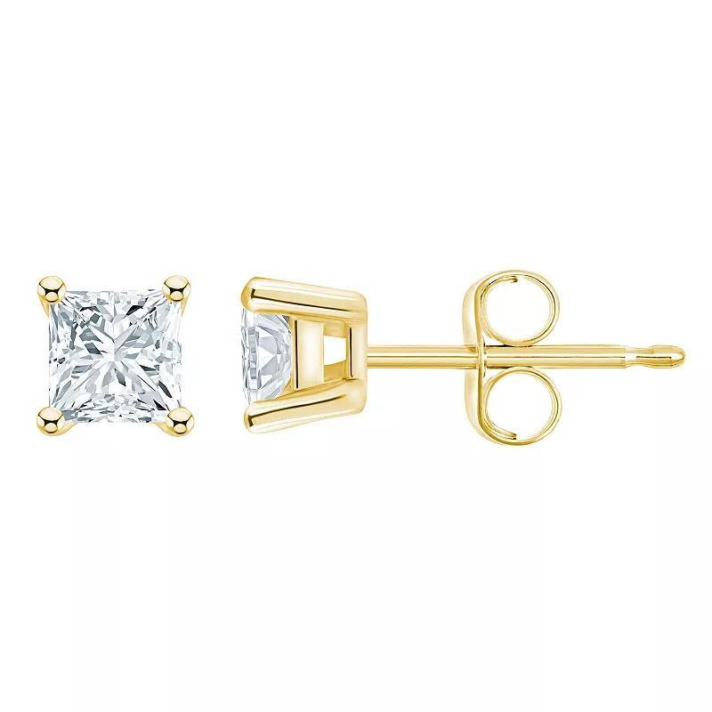 Celebration Gems 14k Gold 3/4 Carat T.W. Diamond Stud Earrings, Womens Product Image