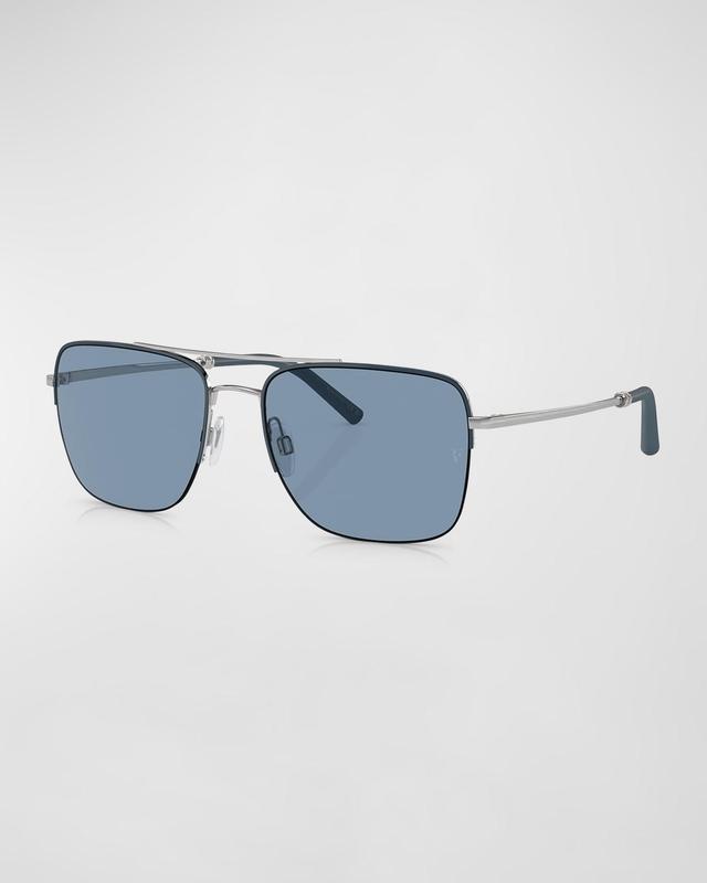 Mens R-2 Metal Aviator Sunglasses Product Image