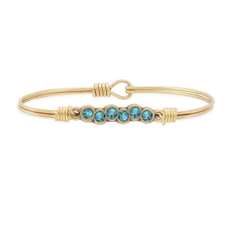 Luca + Danni July Starlight Bangle Bracelet, Womens Gold Tone Product Image