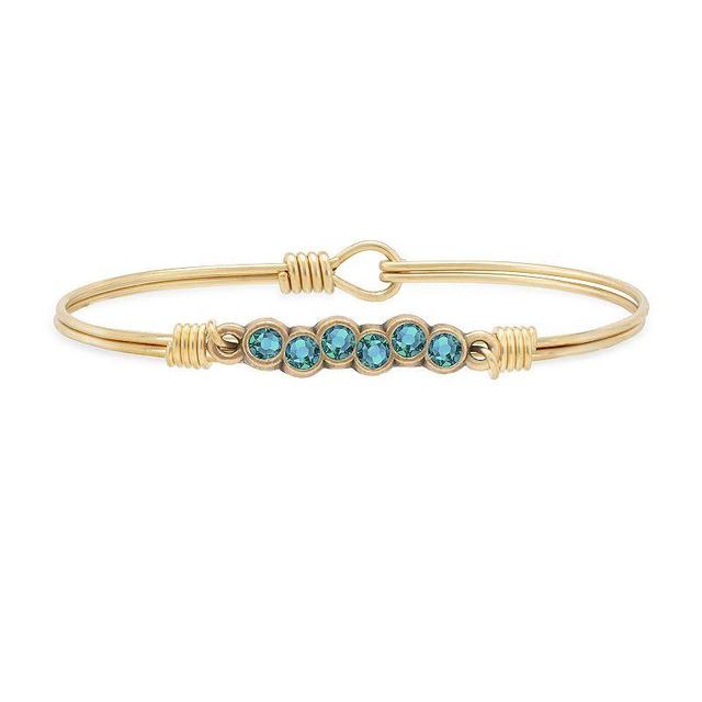 Luca + Danni July Starlight Bangle Bracelet, Womens Gold Tone Product Image