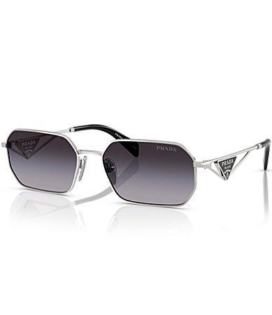 Prada Womens PRA51S 58mm Irregular Rectangle Sunglasses Product Image