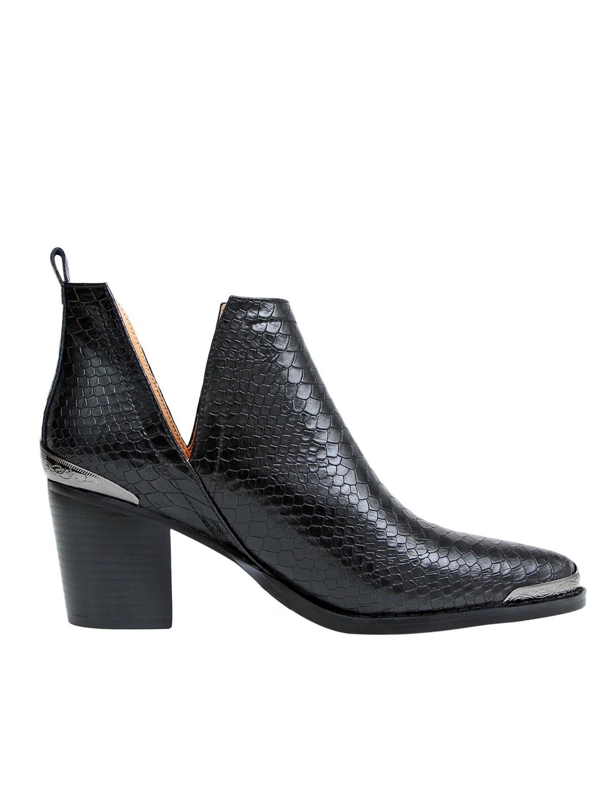 Women Belle & Bloom Austin Croc Embossed Ankle Boot Product Image