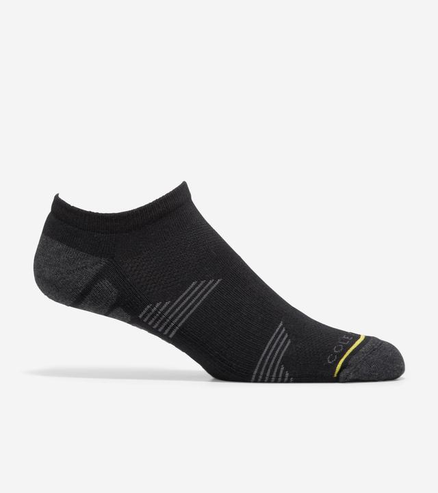 Cole Haan Mens Zergrand Performance No-show Socks - Black Size OSFA Product Image