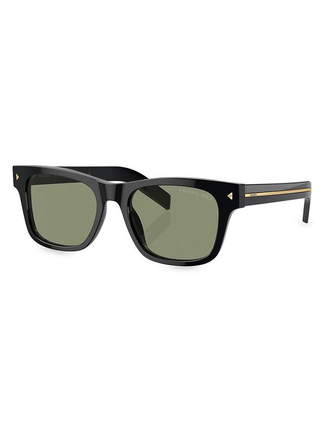 Mens 51MM Rectangular Sunglasses Product Image